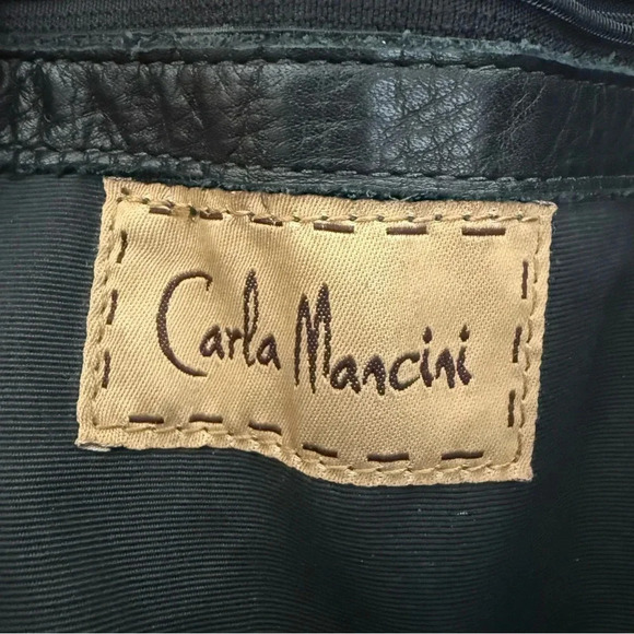 Vintage Carla Mancini Handmade Large Leather Tote - Picture 6 of 12